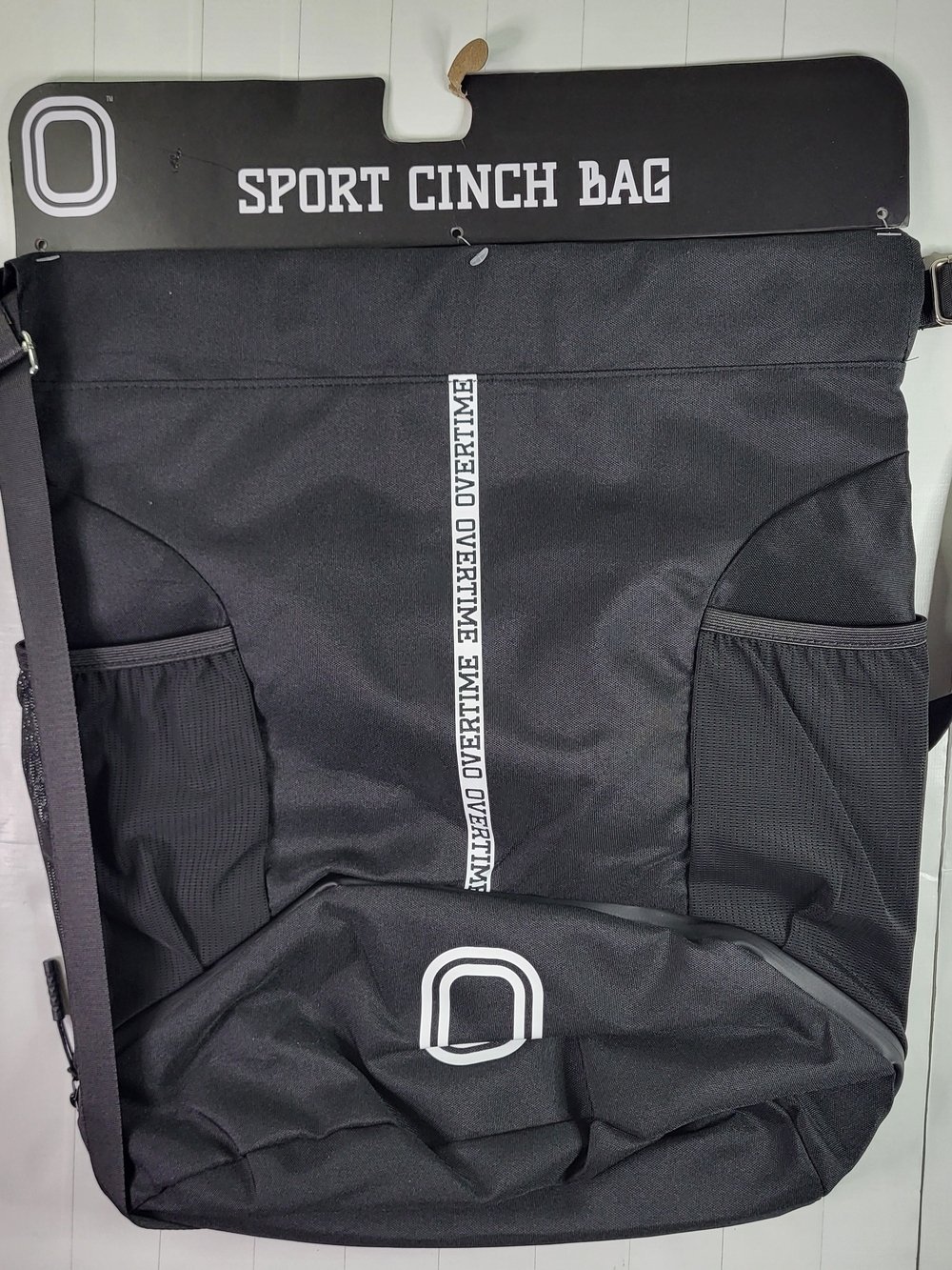 Overtime Sport Cinch Bag Backpack - Black